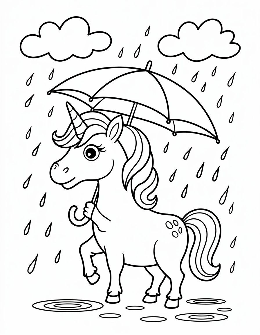 Unicorn in the Rain